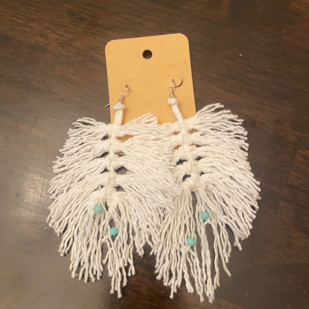 Feather earrings